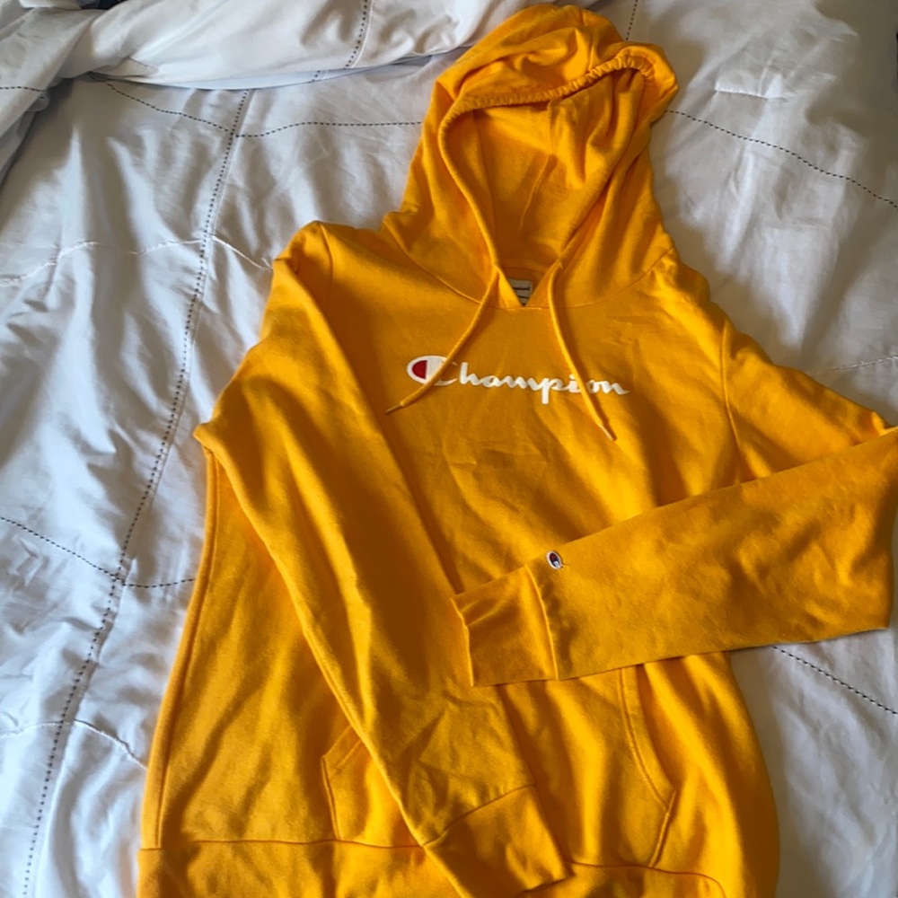 Golden Yellow Champion Hoodie Men’s XL